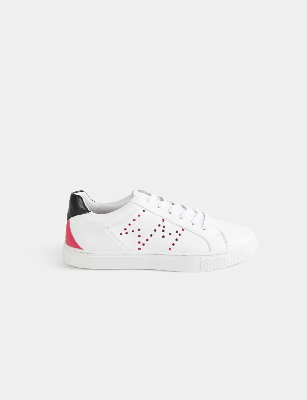 Morgan Chaussures>Baskets Avec Strass Femme | Blanc