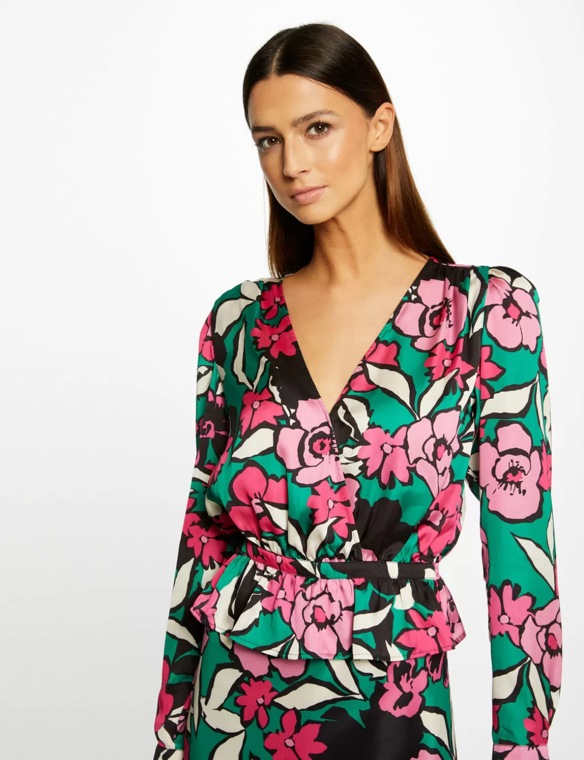 Morgan Chemises Et Blouses>Blouse Manches Longues Imprime Floral Femme | Multico