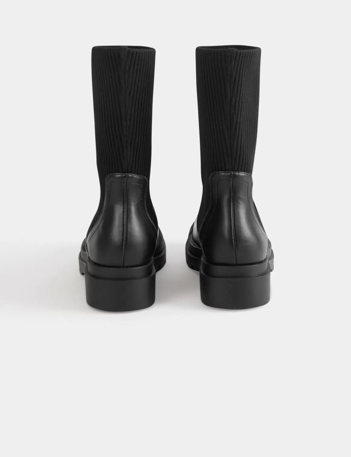 Morgan Chaussures>Bottines Chaussettes Plates Femme | Noir