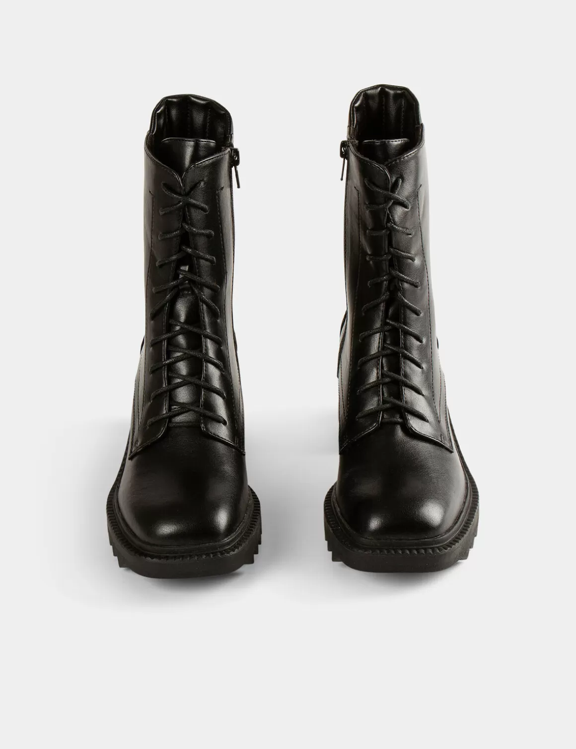 Morgan Chaussures>Bottines Crantees A Talons Femme | Noir