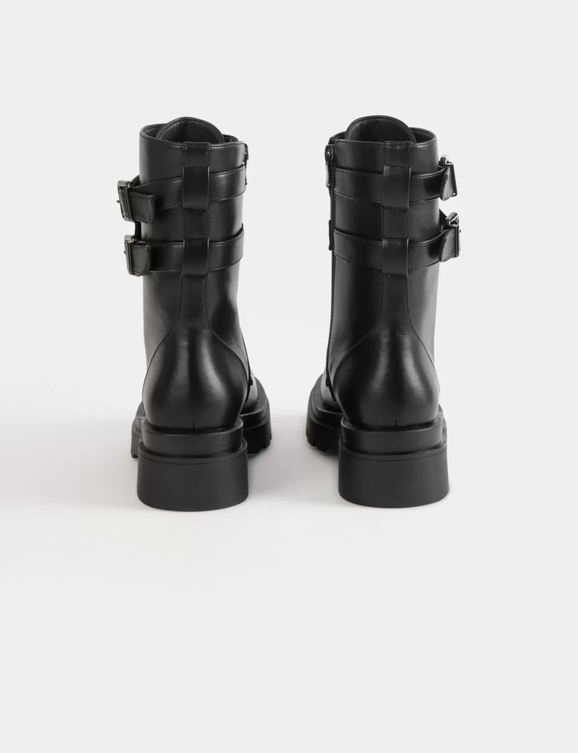 Morgan Chaussures>Bottines Plates Avec Details Bijoux Femme | Noir