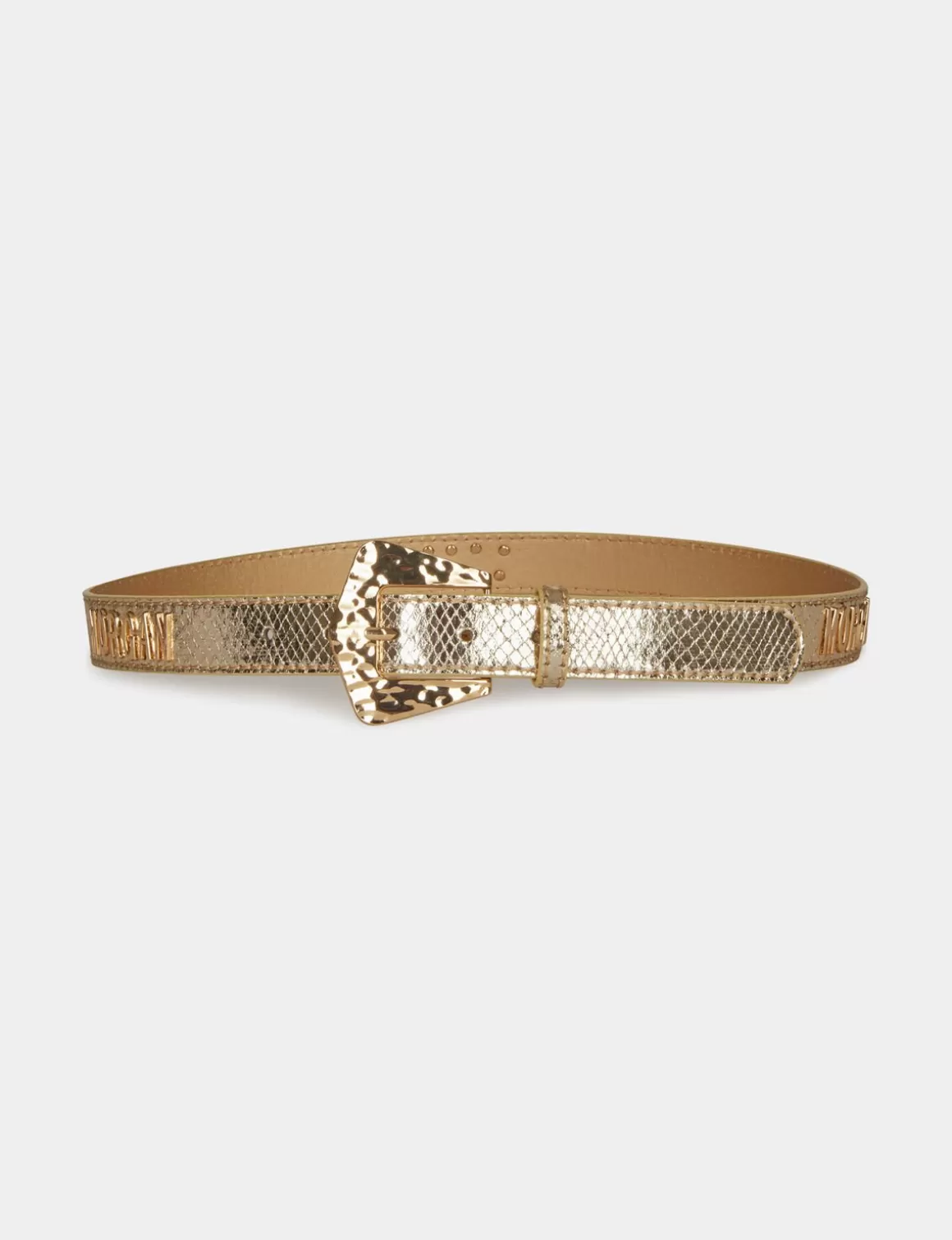 Morgan Ceintures>Ceinture « » Aspect Python Femme | Dore