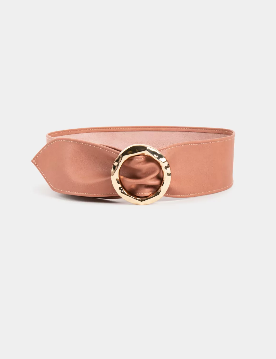 Morgan Ceintures>Ceinture Avec Boucle Ronde Vieux Rose Femme | Vieux_Rose