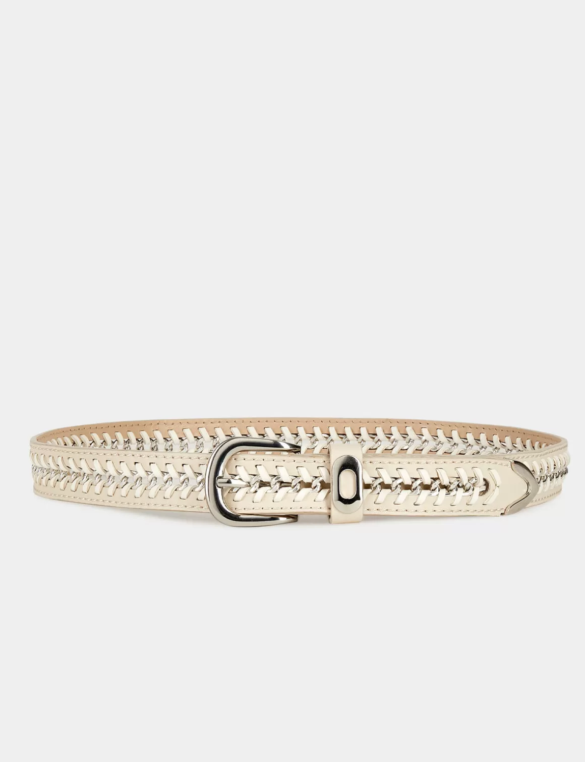 Morgan Ceintures>Ceinture Avec Chaine Femme | Beige