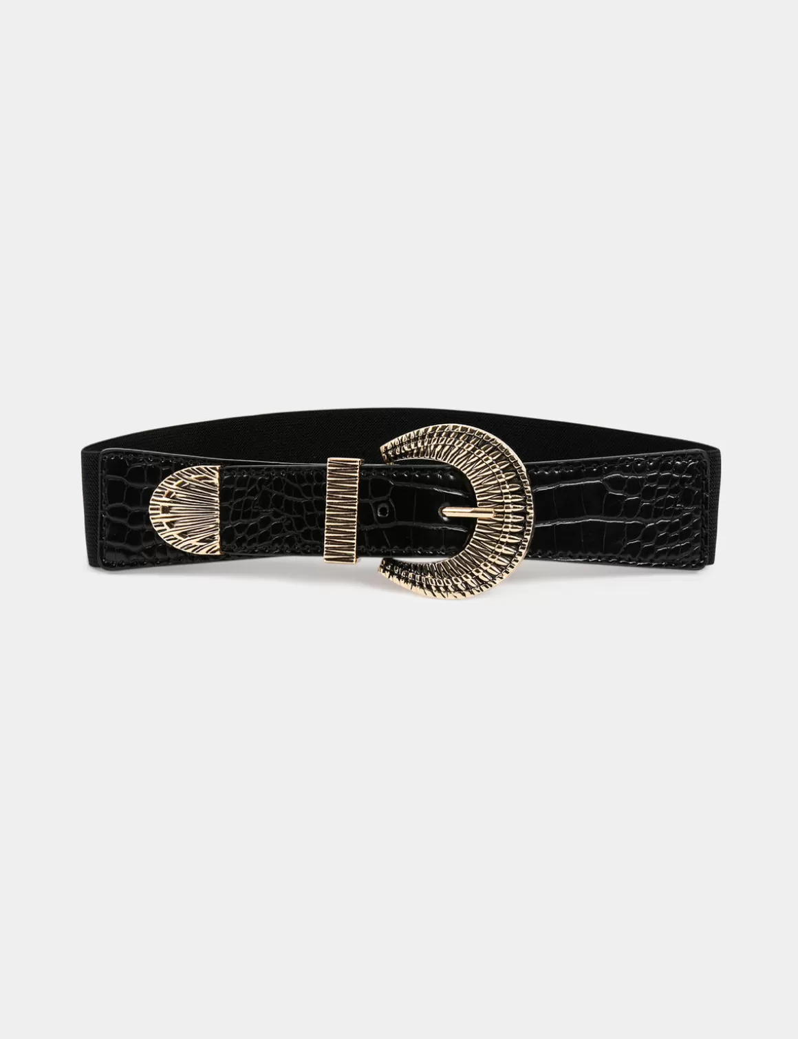 Morgan Ceintures>Ceinture Elastiquee Avec Boucle Femme | Noir