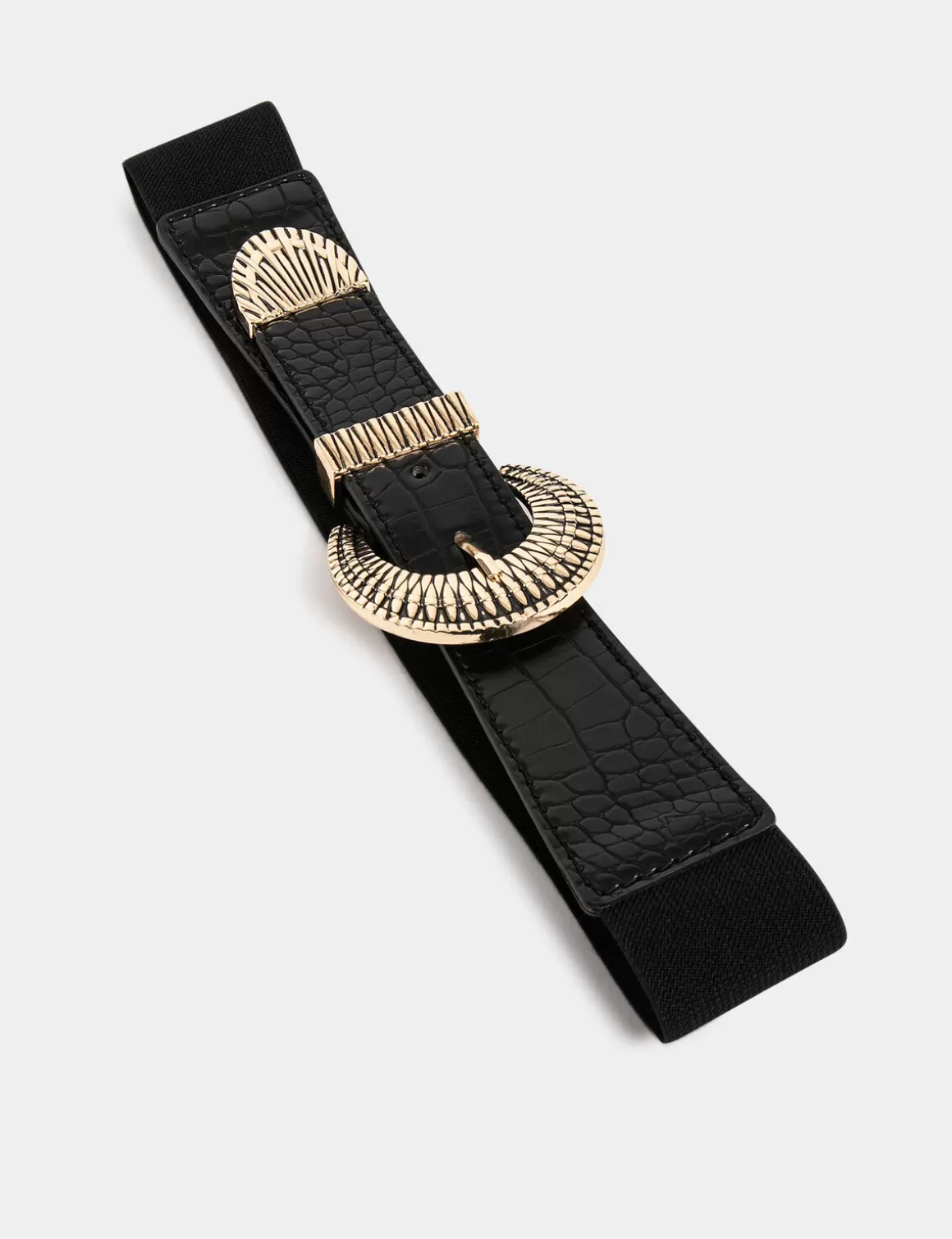 Morgan Ceintures>Ceinture Elastiquee Avec Boucle Femme | Noir