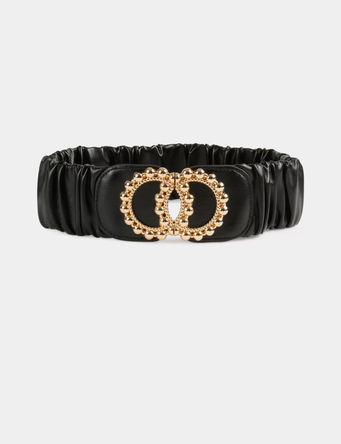 Morgan Ceintures>Ceinture Elastiquee Avec Boucles Femme | Noir