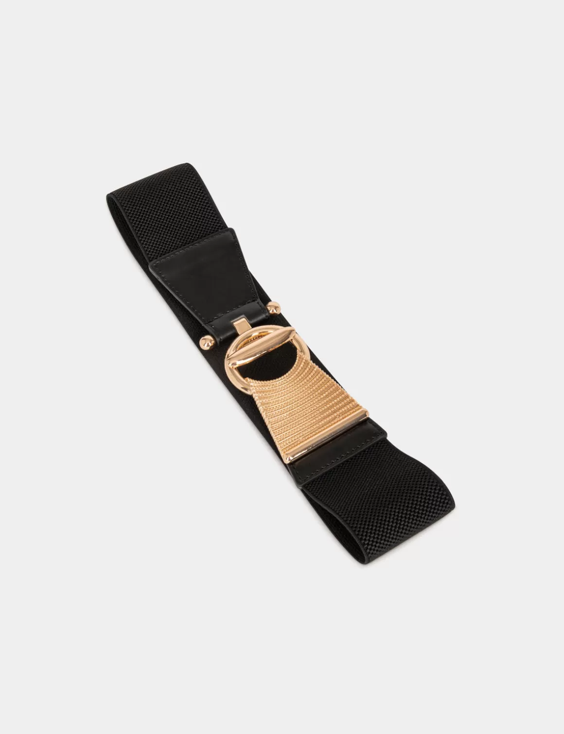 Morgan Ceintures>Ceinture Elastiquee Avec Fermoir T Femme | Noir