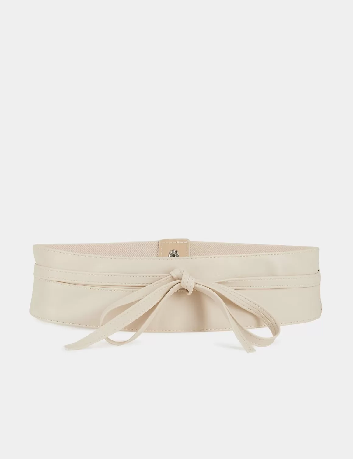 Morgan Ceintures>Ceinture Elastiquee Detail Noeud Femme | Beige