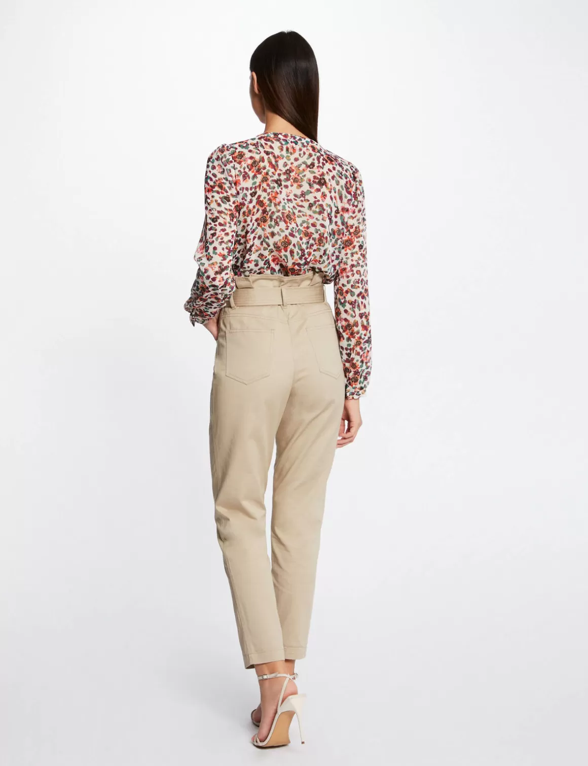 Morgan Chemises Et Blouses>Chemise Manches Longues Imprime Floral Femme | Ecru