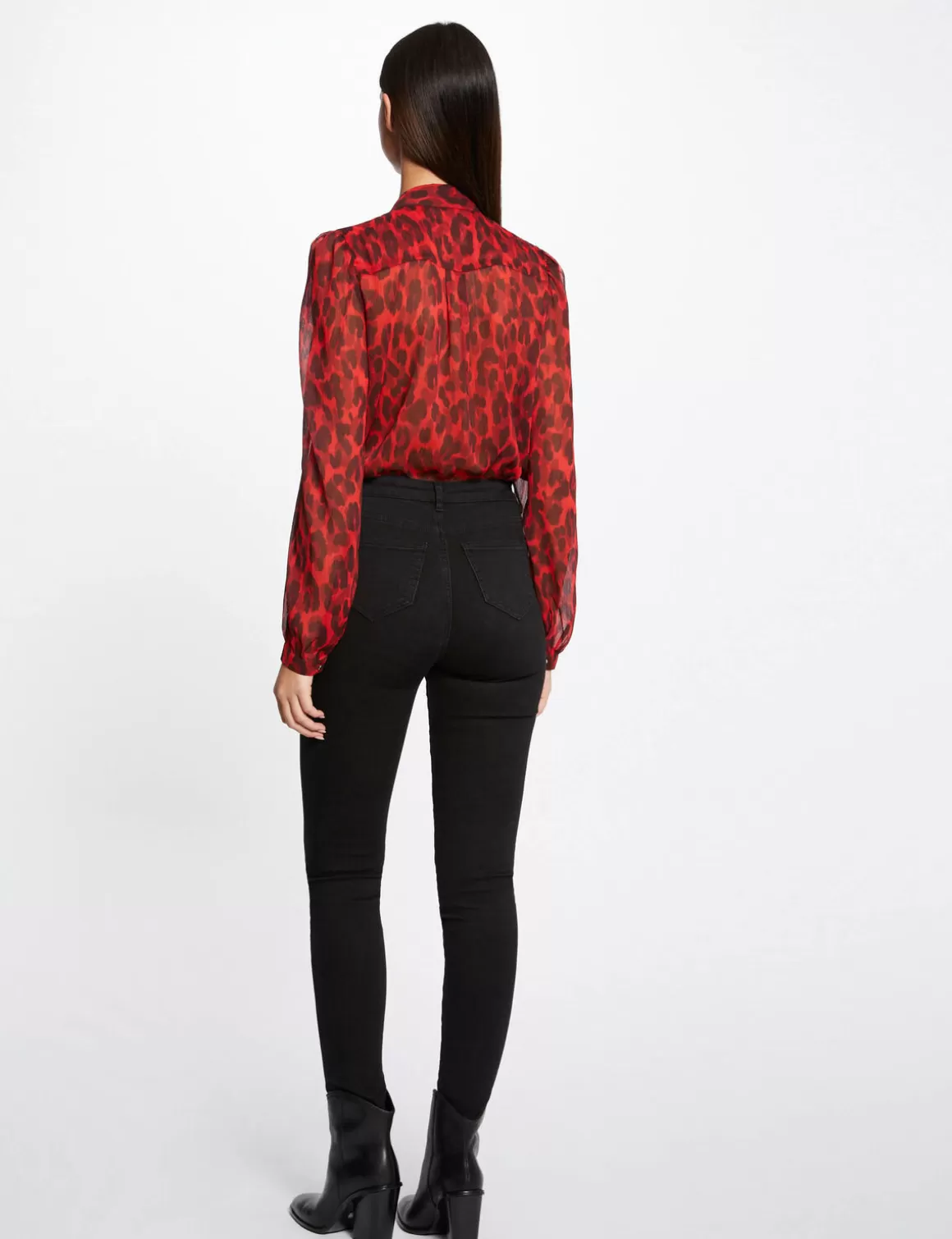 Morgan Chemises Et Blouses>Chemise Manches Longues Imprime Leopard Femme | Multico