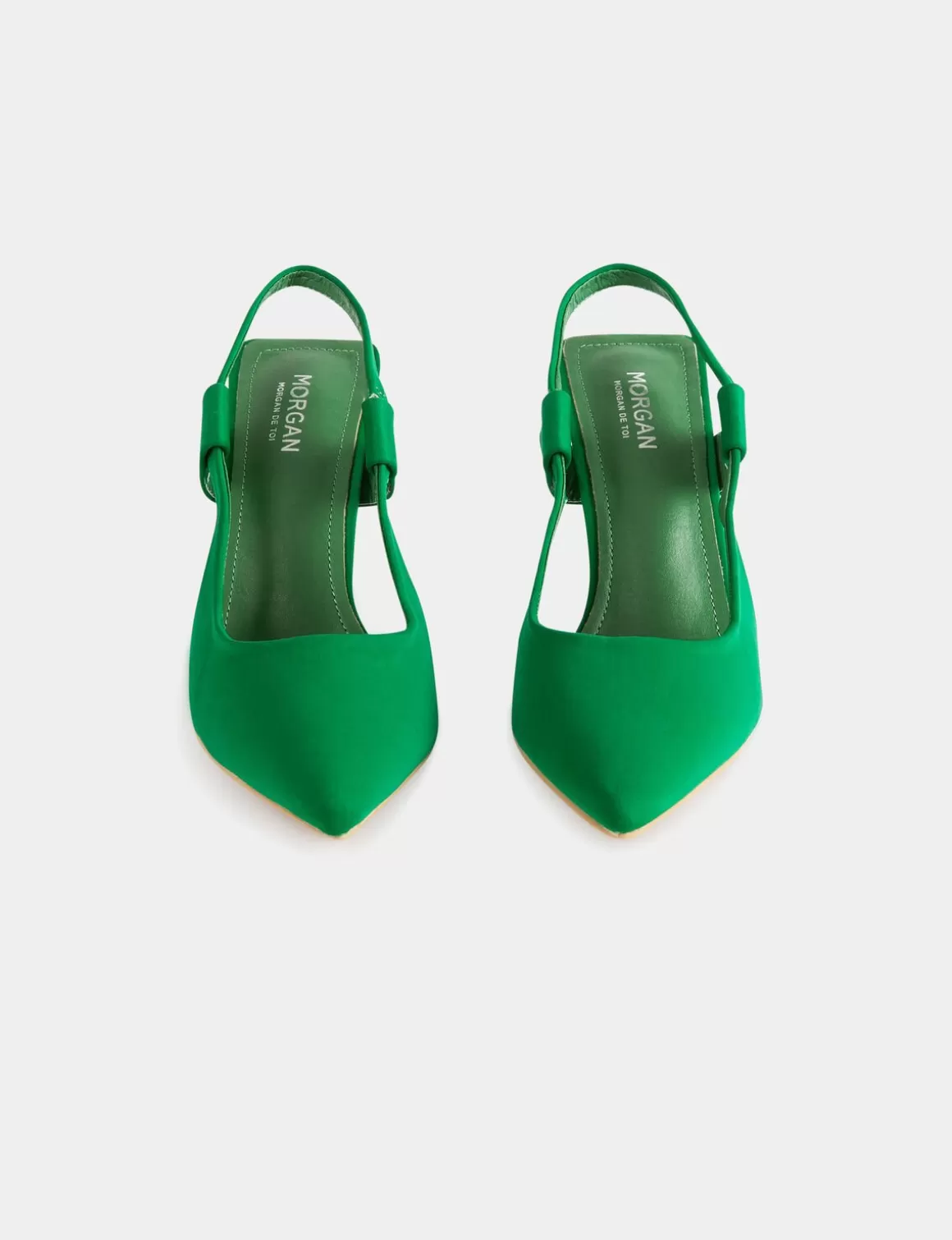 Morgan Chaussures>Escarpins A Talons Bobines Femme | Vert