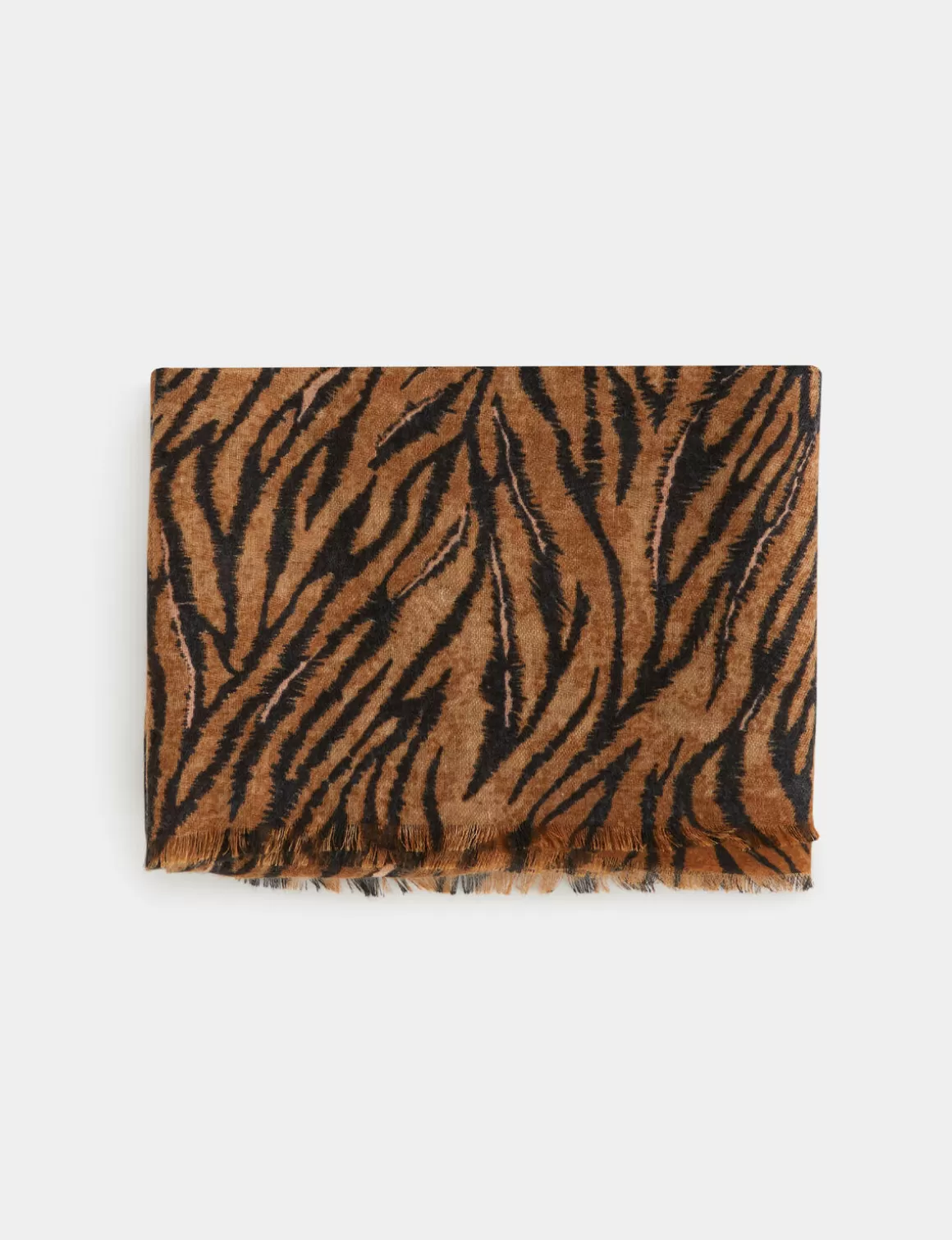 Morgan Echarpes>Foulard Imprime Animalier Femme | Marron