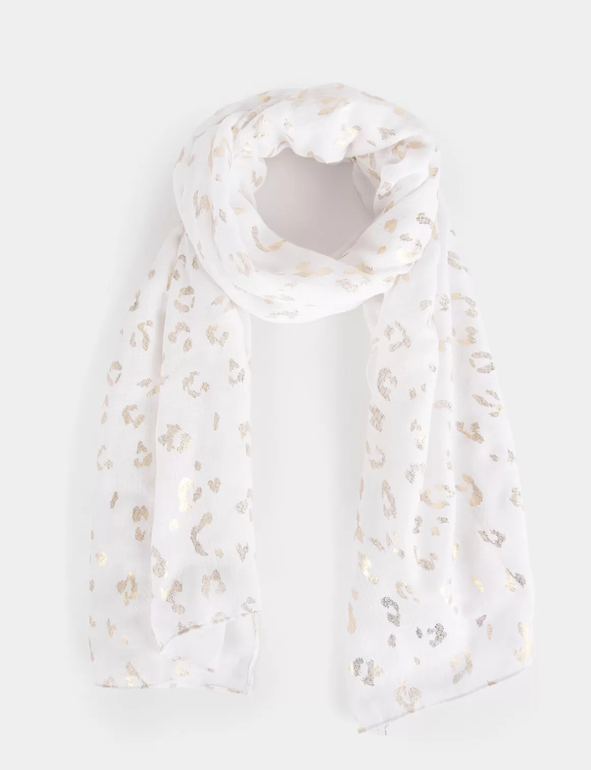 Morgan Echarpes>Foulard Imprime Animalier Femme | Blanc