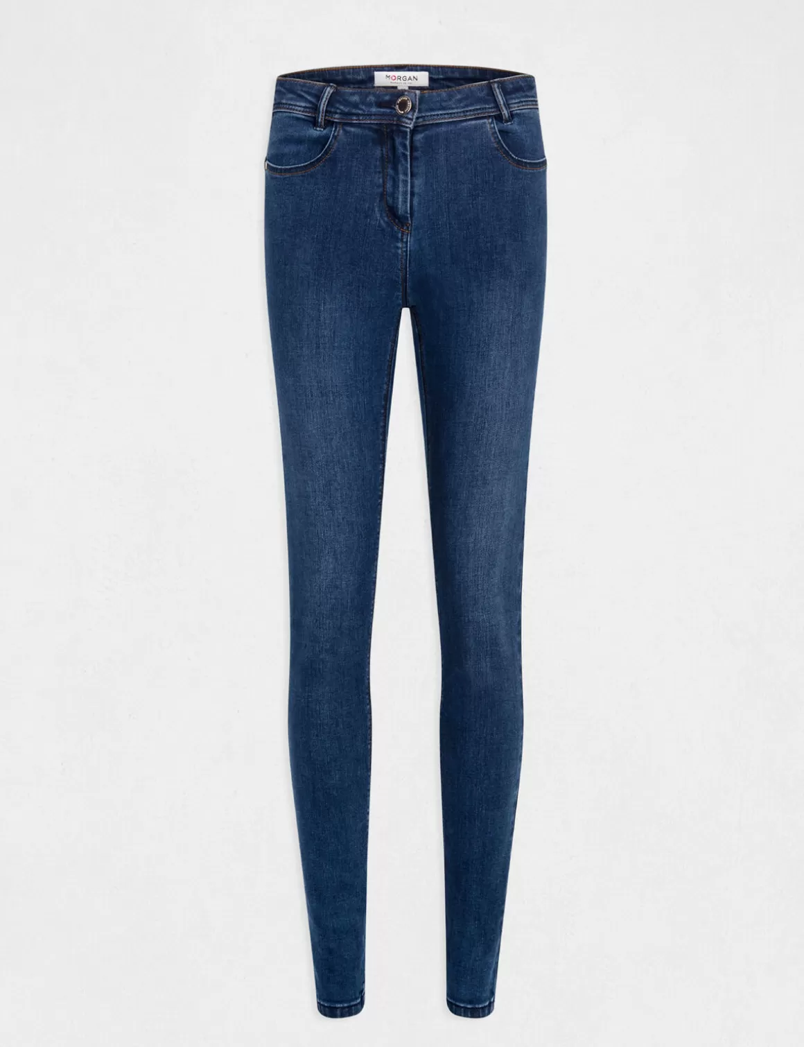 Morgan Jeans>Jeans Slim Taille Standard Jean Stone Femme | Jean_Stone