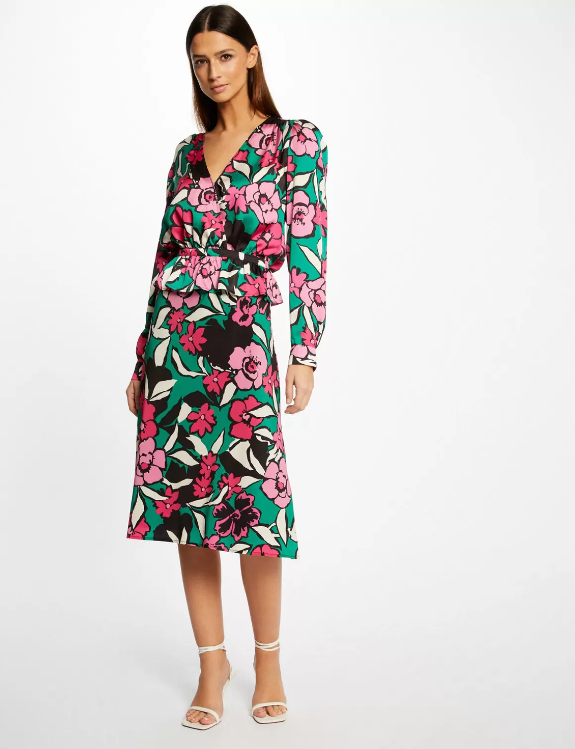 Morgan Jupes>Jupe Trapeze Imprime Floral Femme | Multico