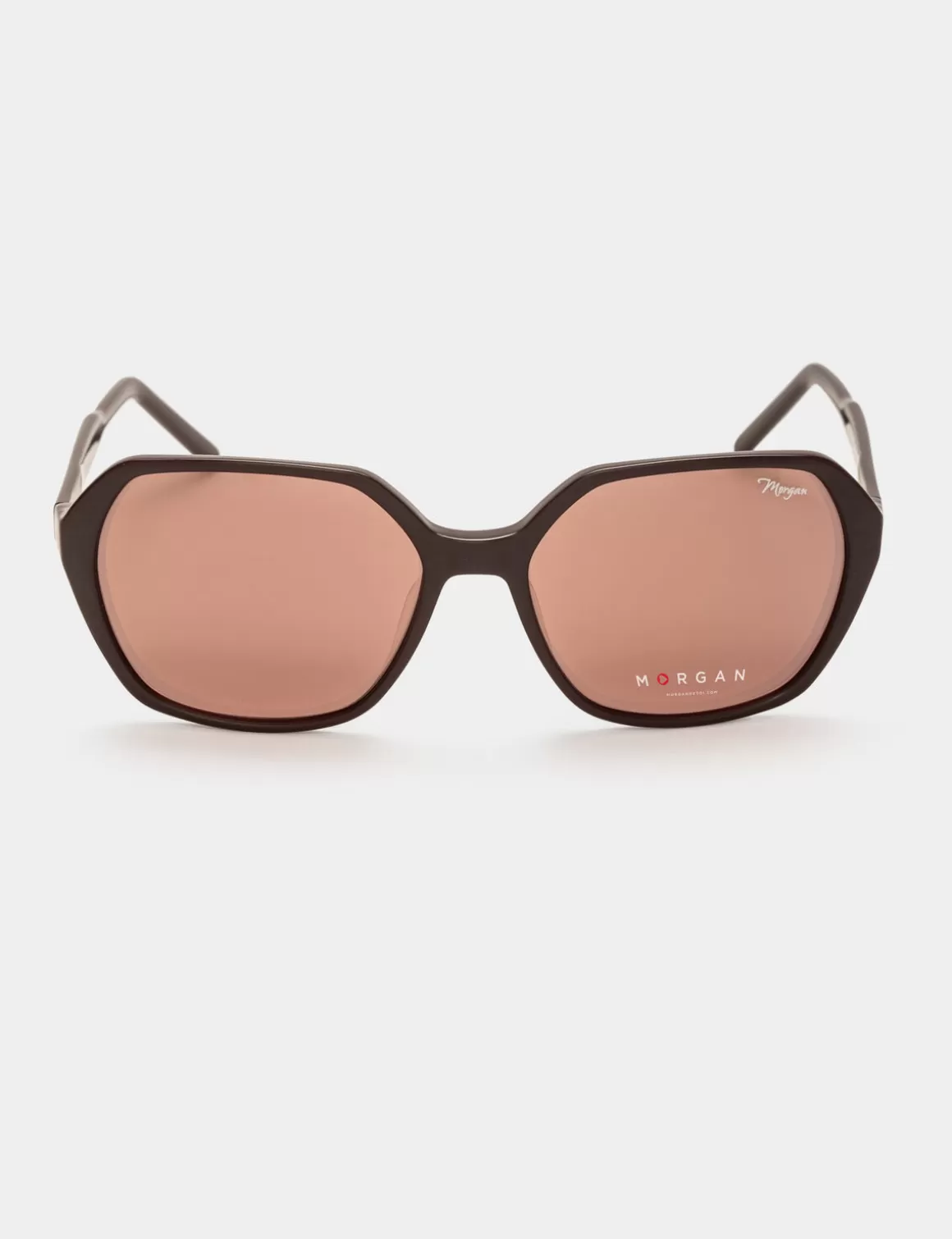 Morgan Lunettes>Lunettes De Soleil Hexagones Femme | Violet