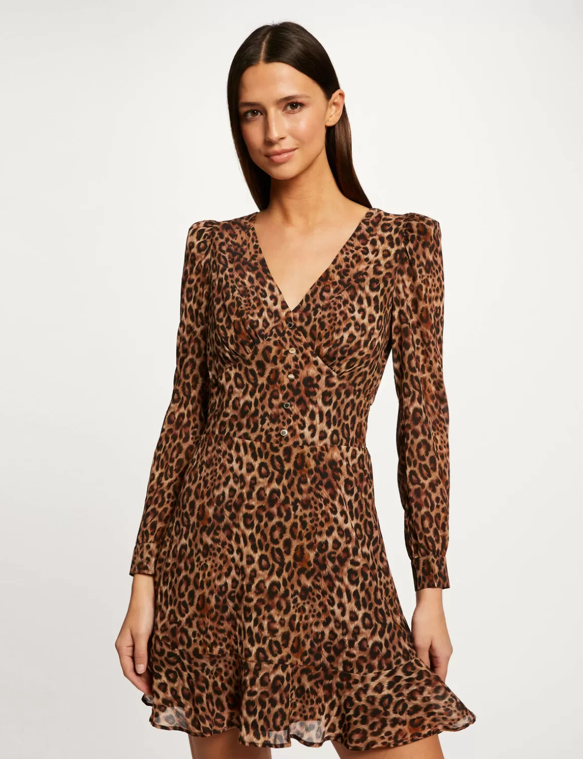 Morgan Robes>Robe Cintree Imprime Leopard Femme | Multico