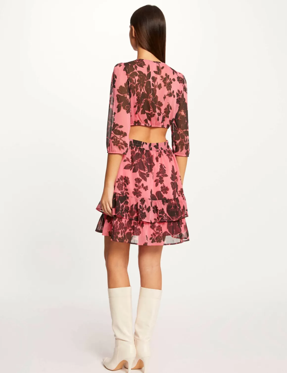 Morgan Robes>Robe Droite Imprime Floral Femme | Multico