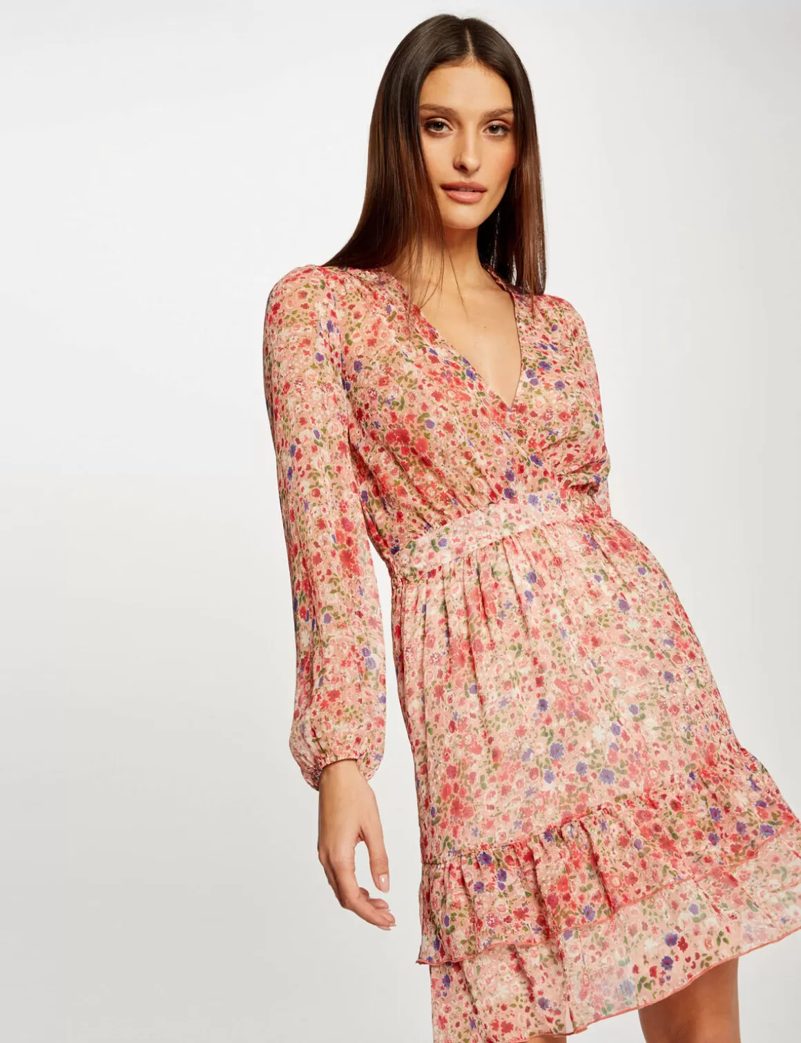 Morgan Robes>Robe Evasee Imprime Floral Femme | Multico