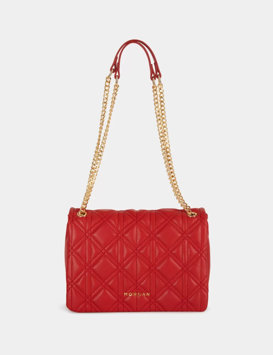 Morgan Maroquinerie>Sac Pochette Matelasse Femme | Rouge