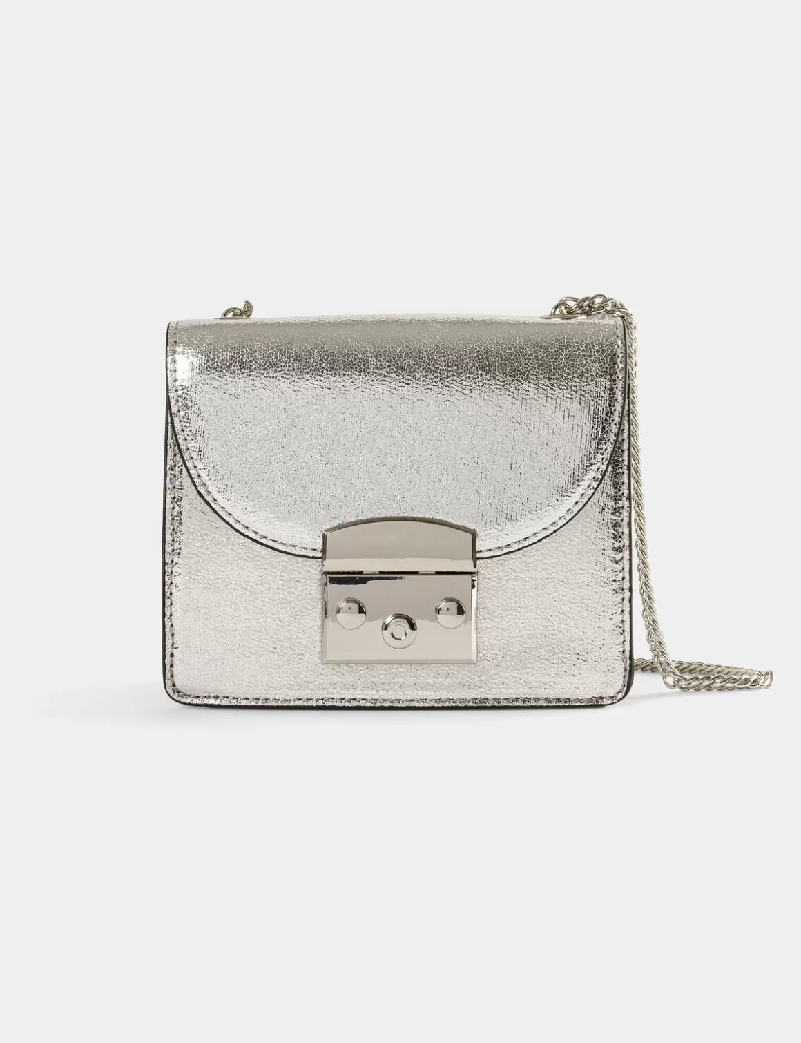 Morgan Maroquinerie>Sac Pochette Metallise Femme | Argente