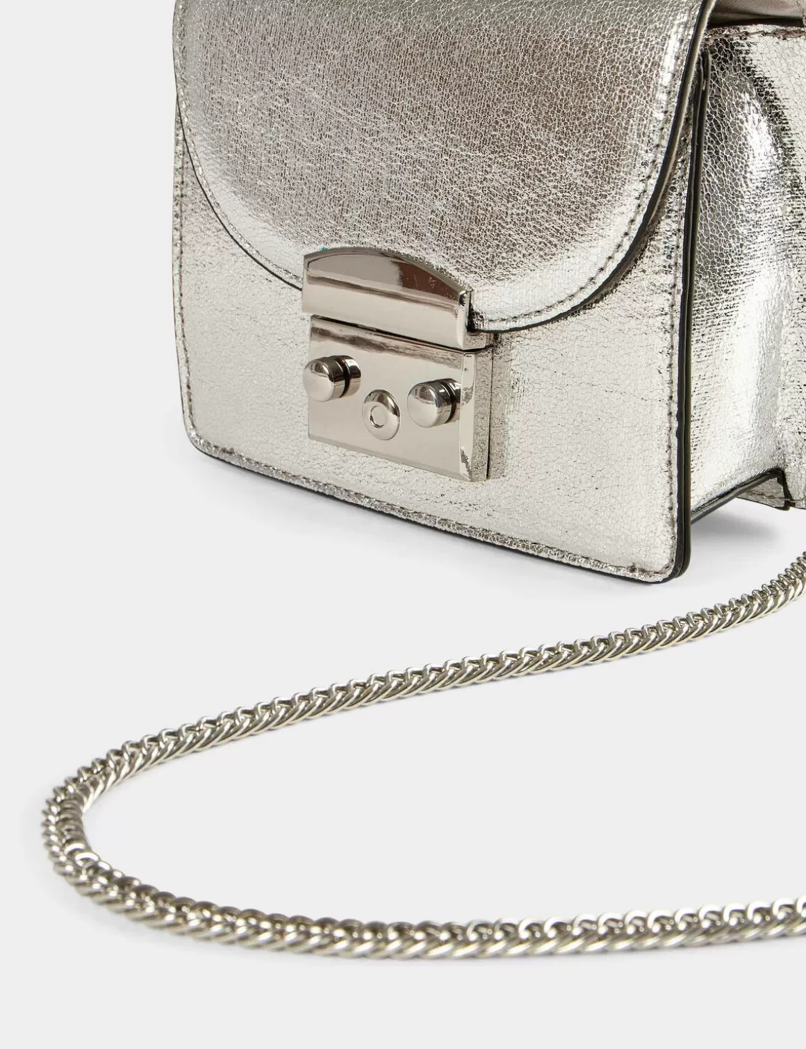 Morgan Maroquinerie>Sac Pochette Metallise Femme | Argente