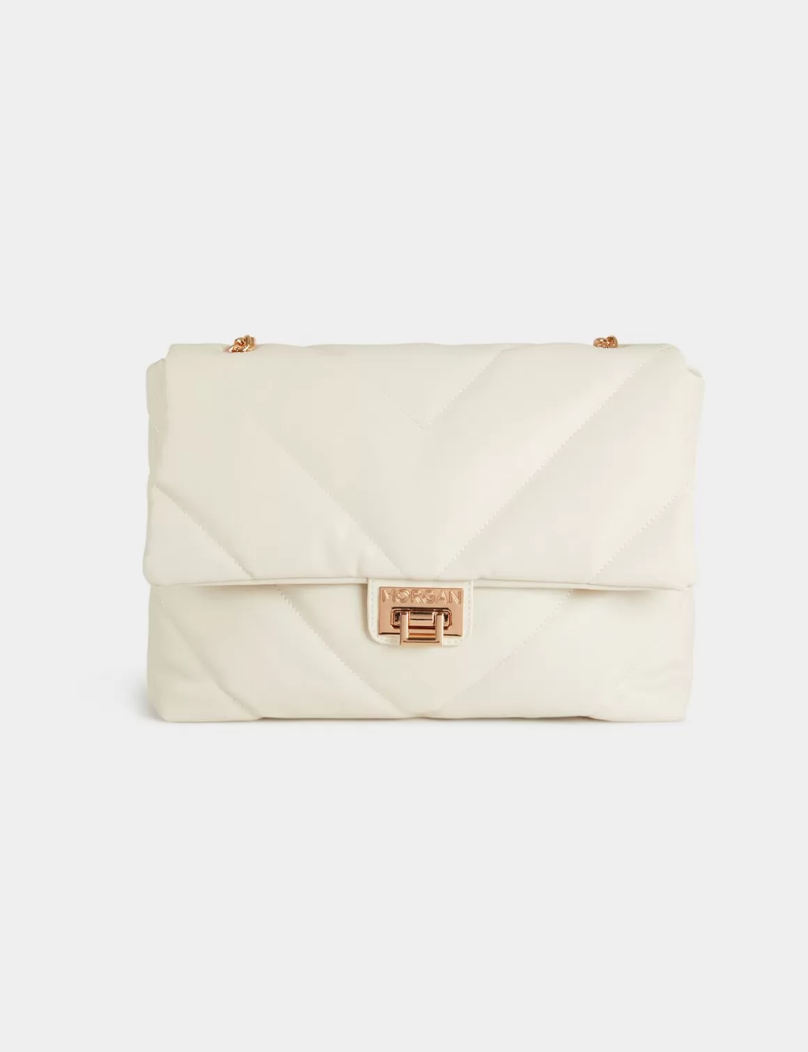 Morgan Maroquinerie>Sac Rectangulaire Matelasse Femme | Ivoire