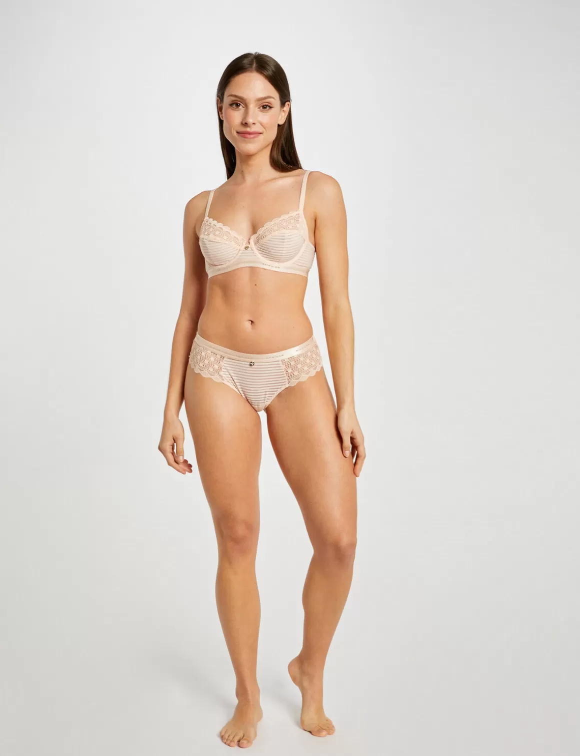 Morgan Lingerie>Shorty Dentelle Femme | Rose