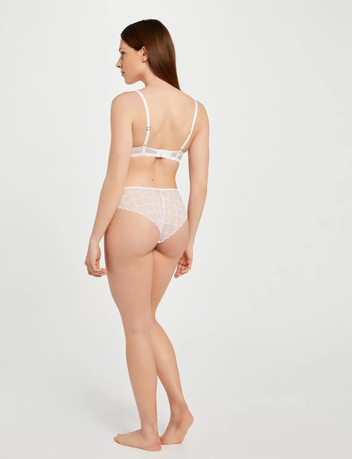 Morgan Lingerie>Shorty En Dentelle Femme | Blanc