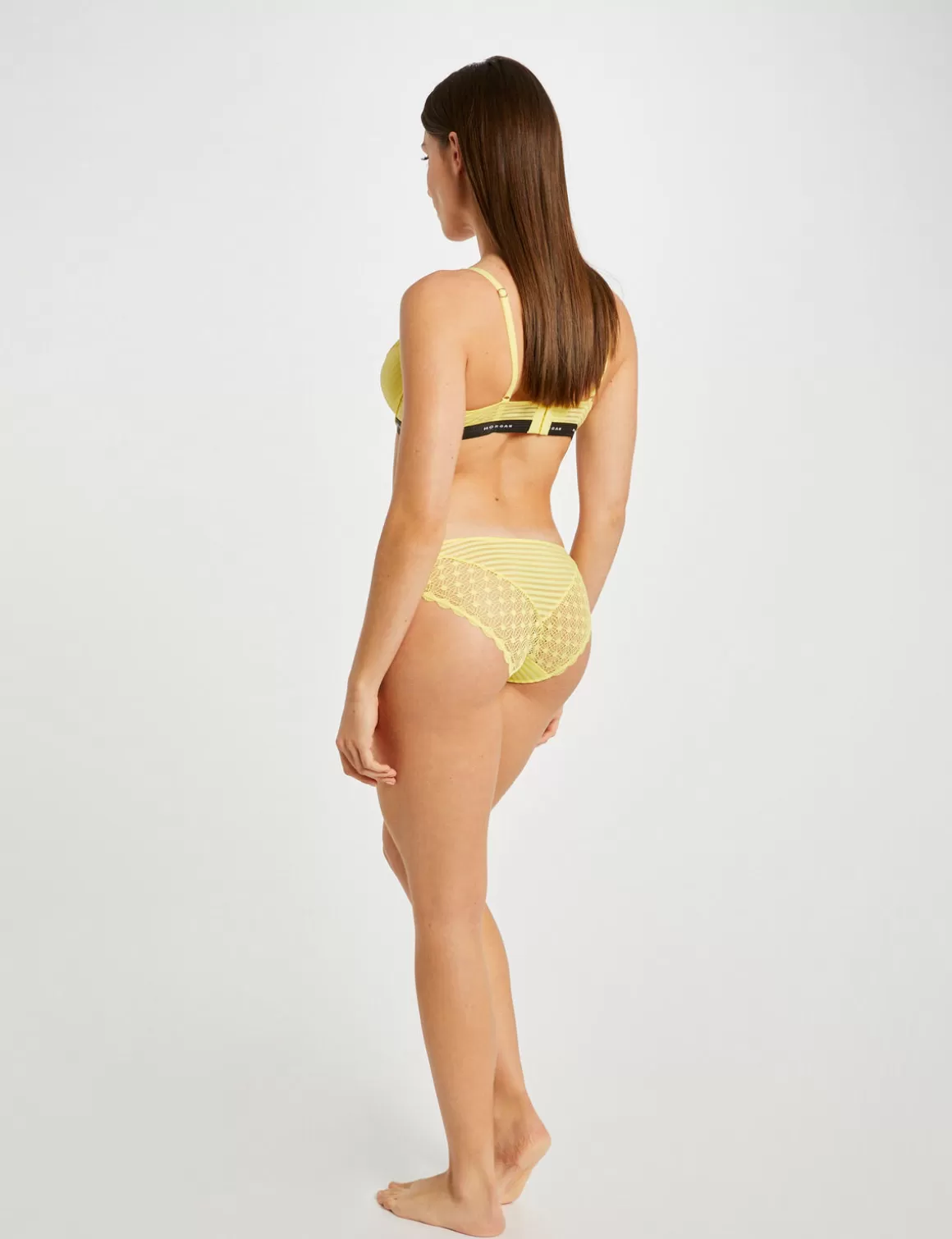 Morgan Lingerie>Slip Dentelle Femme | Jaune