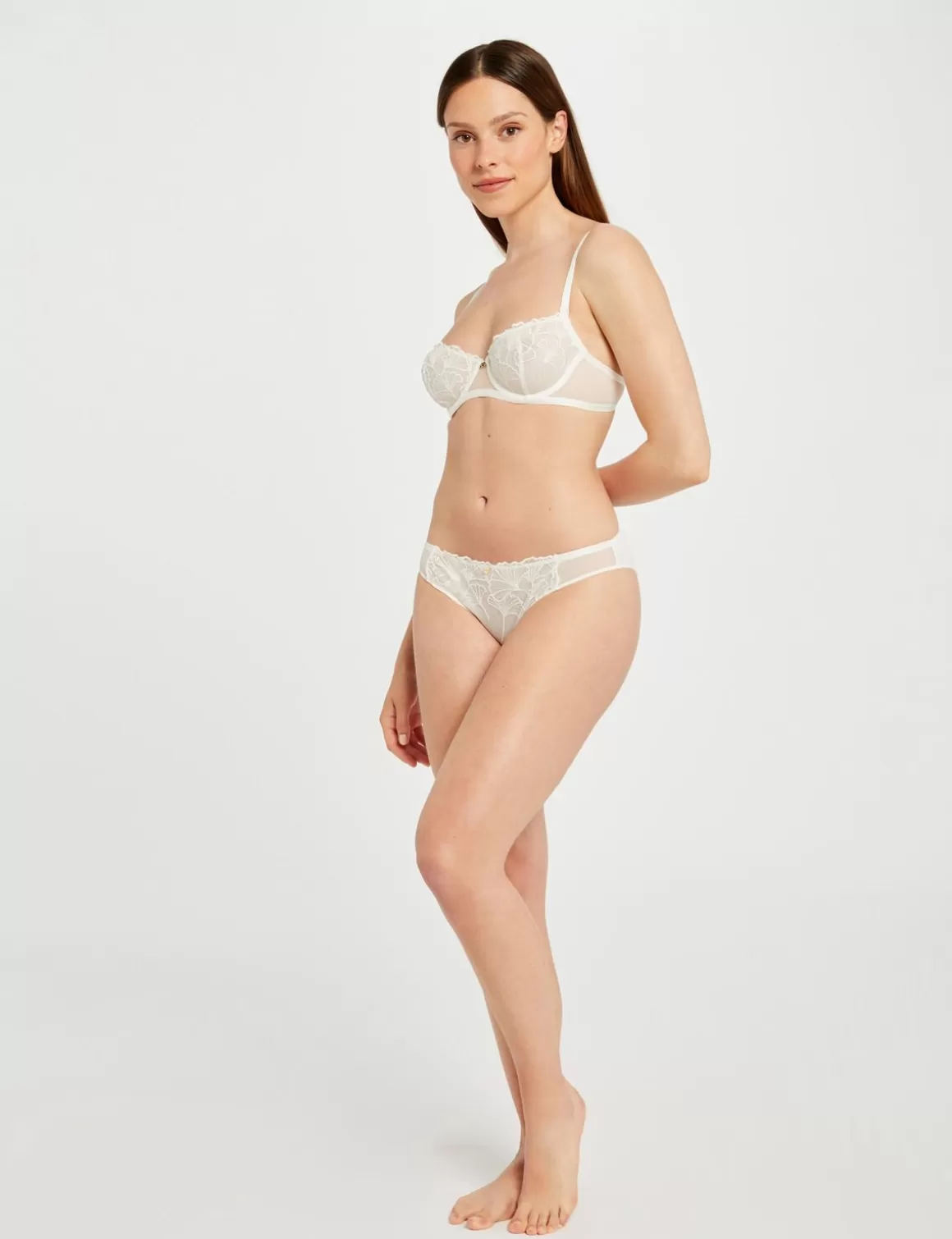 Morgan Lingerie>Slip En Dentelle Femme | Ivoire