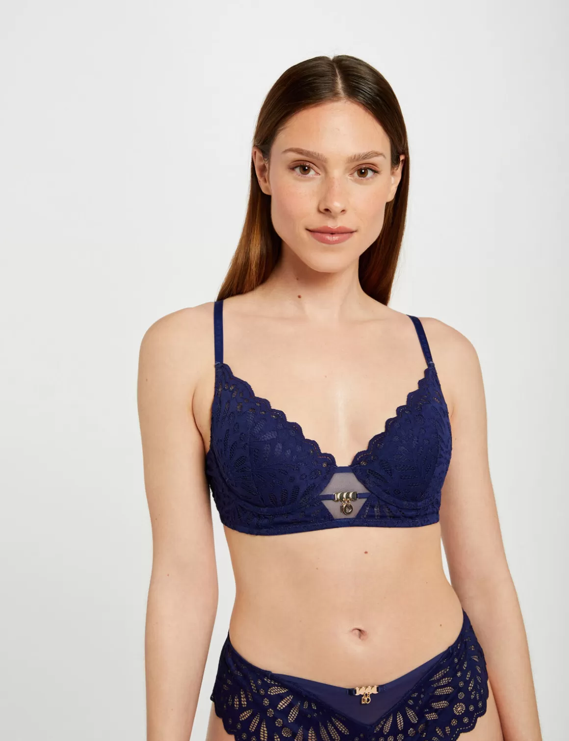 Morgan Lingerie>Soutien-Gorge Coques Femme | Marine